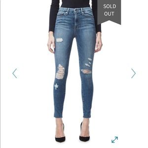 Good American “Good Waist” Crop Skinny Size 2/26🔷
